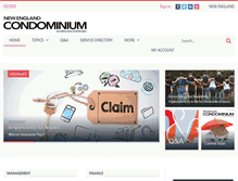 Tablet Screenshot of newenglandcondo.com